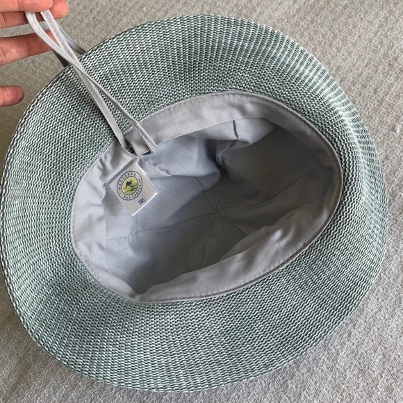 Wallaroo Hat Company Tori bucket hat in color mixed seafoam UPF 50 sun hat - Picture 4 of 8